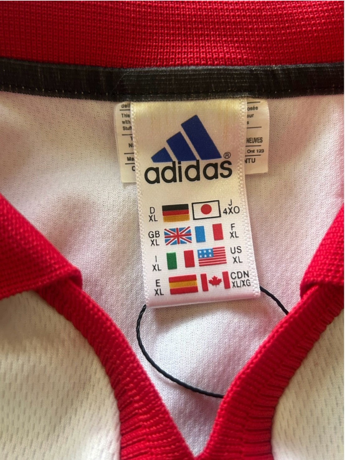 2002 Adidas Canada Away Fletcher