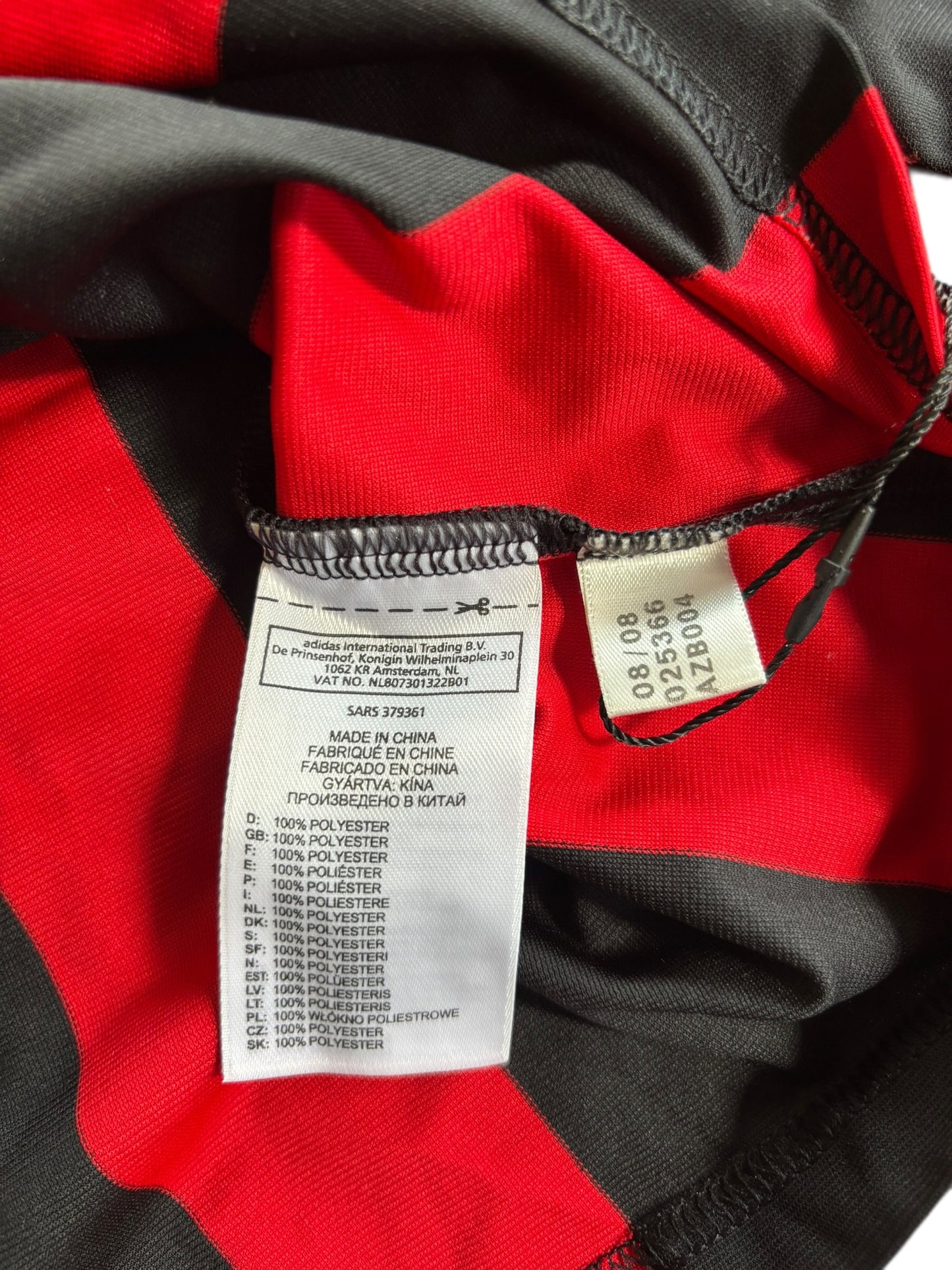 08/09 Adidas AC Milan L/S Home No.13 Nesta