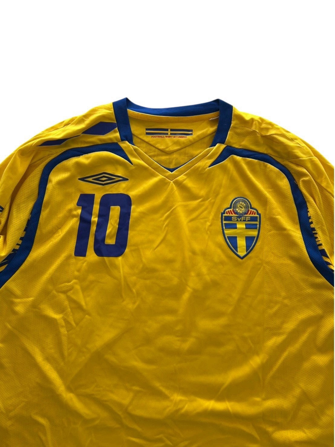 2008 Umbro Sweden Home No.10 Ibrahimovic
