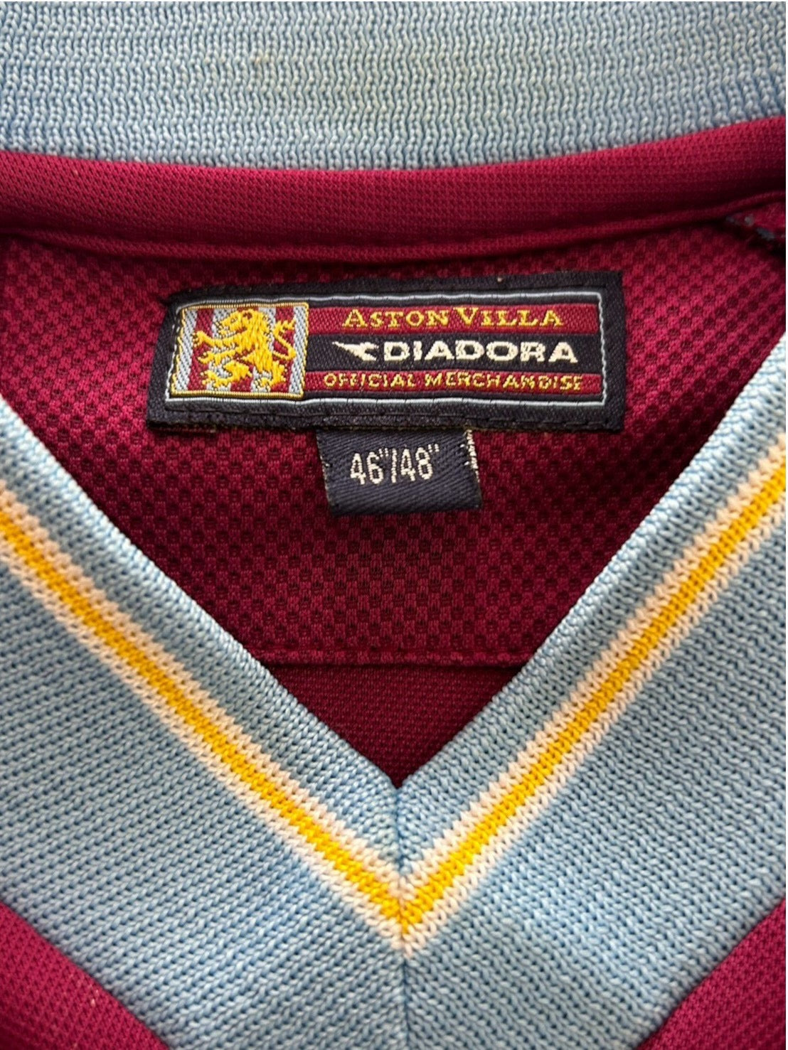 01/02 Diadora Aston Villa Home