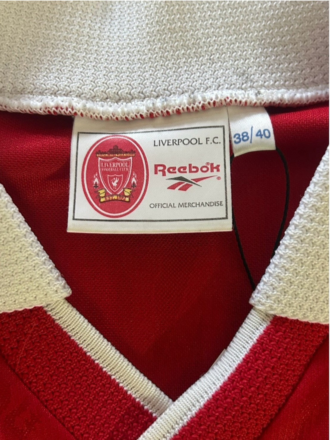 96/98 Reebok Liverpool Home Mcmanaman