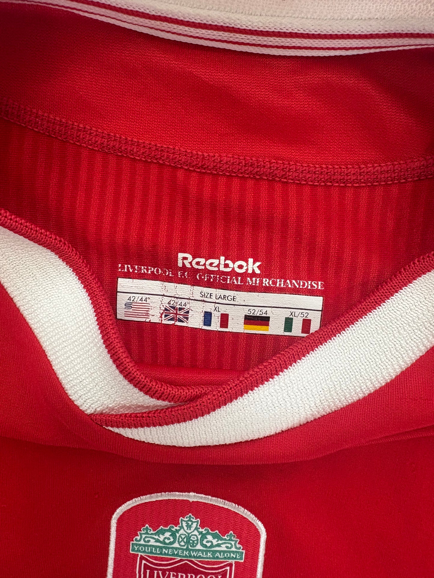 02/04 Reebok Liverpool Home Gerrard