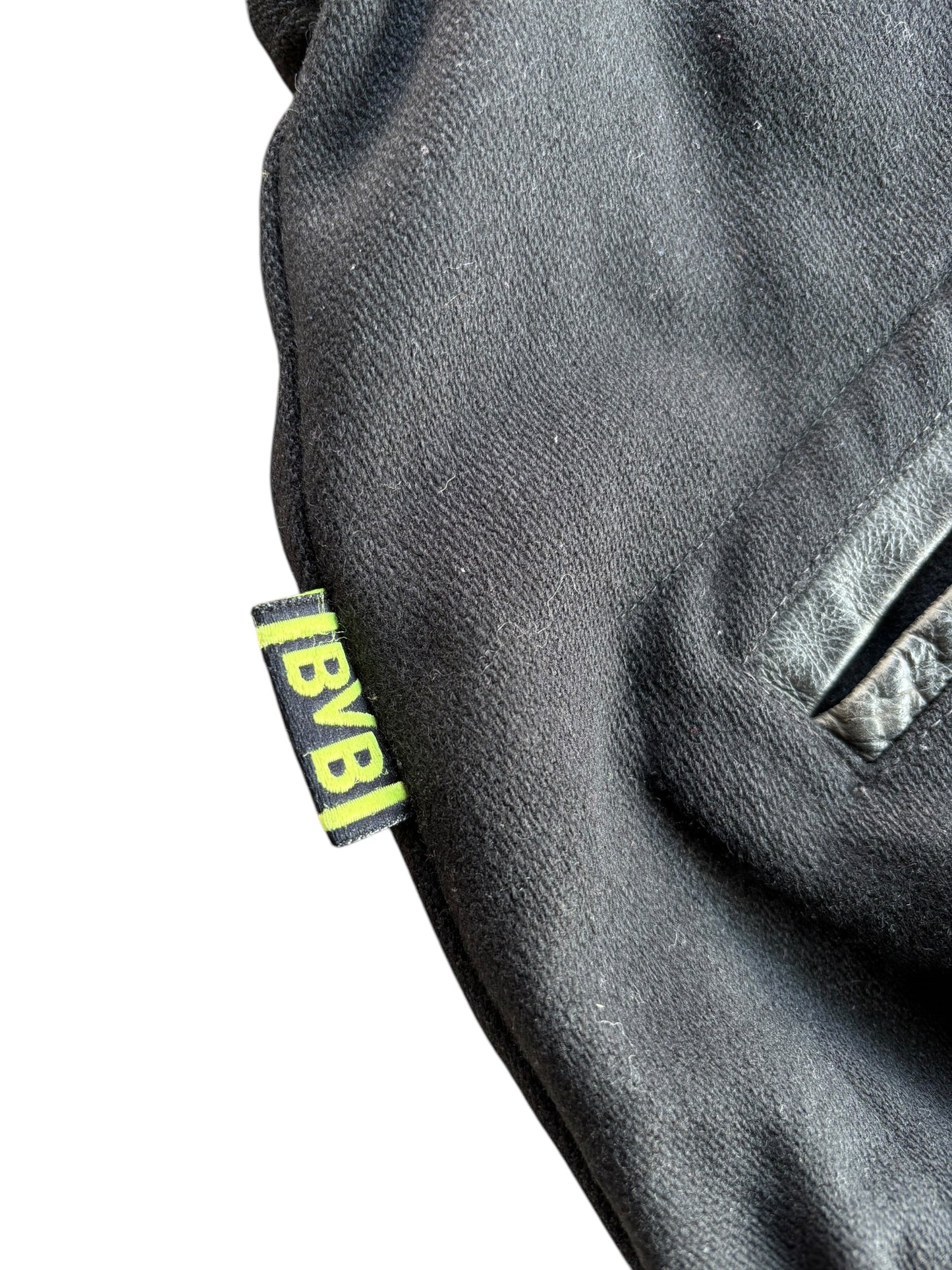 90s Nike Borussia Dortmund Leather Bomber Jacket