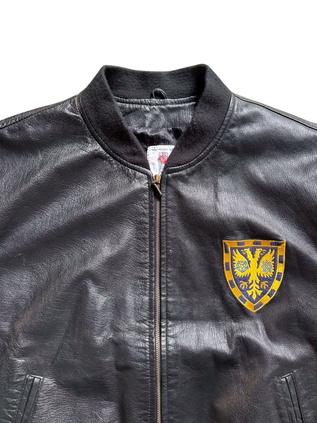 90s Wimbledon Leather Jacket