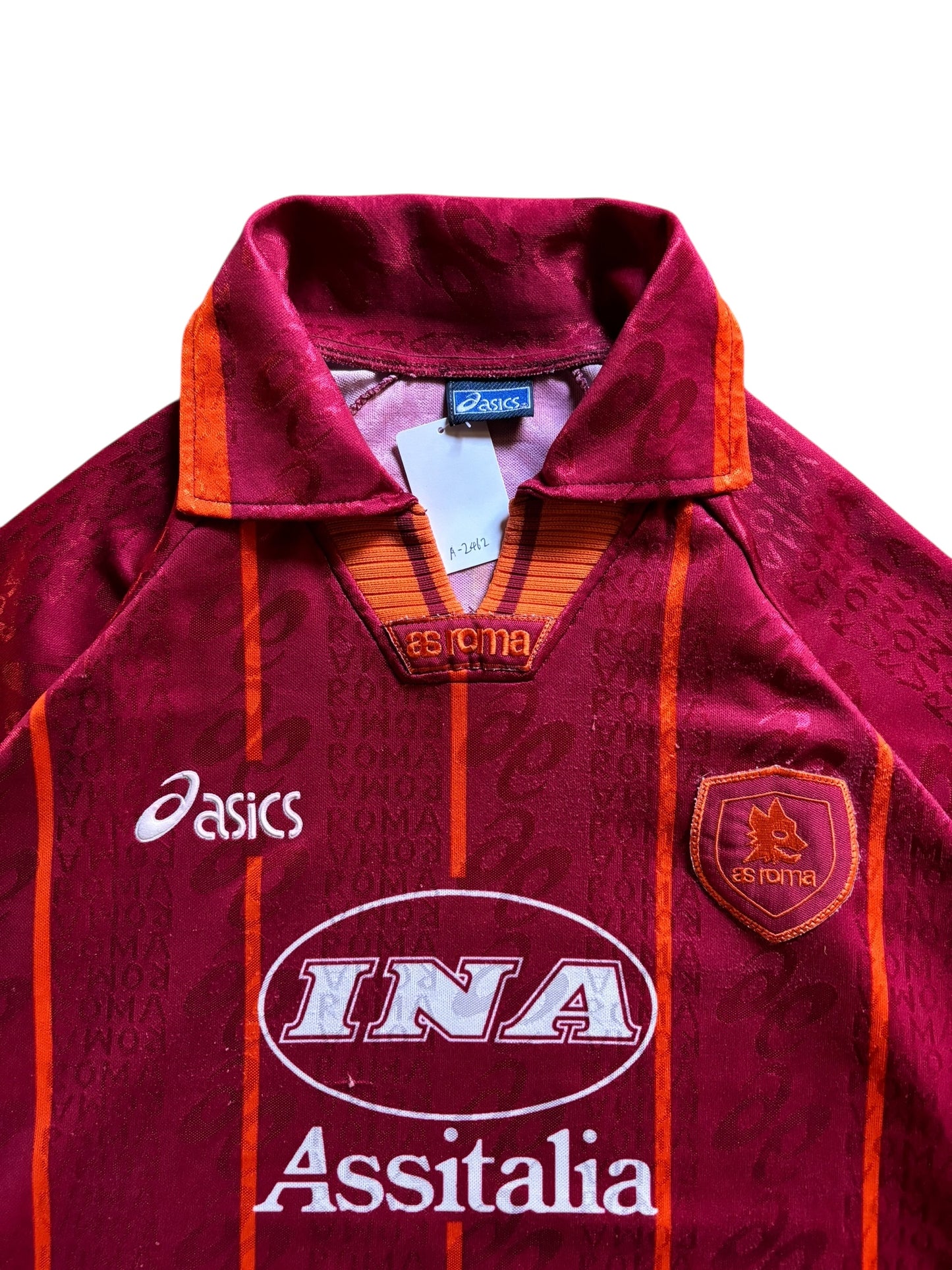 96/97 Asics AS Roma Home