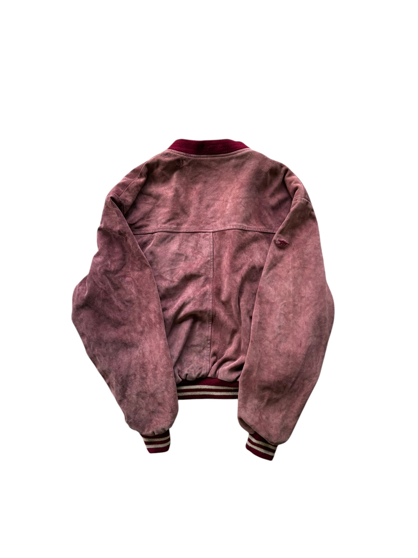 90s Arsenal Suede Leather Bomber Jacket