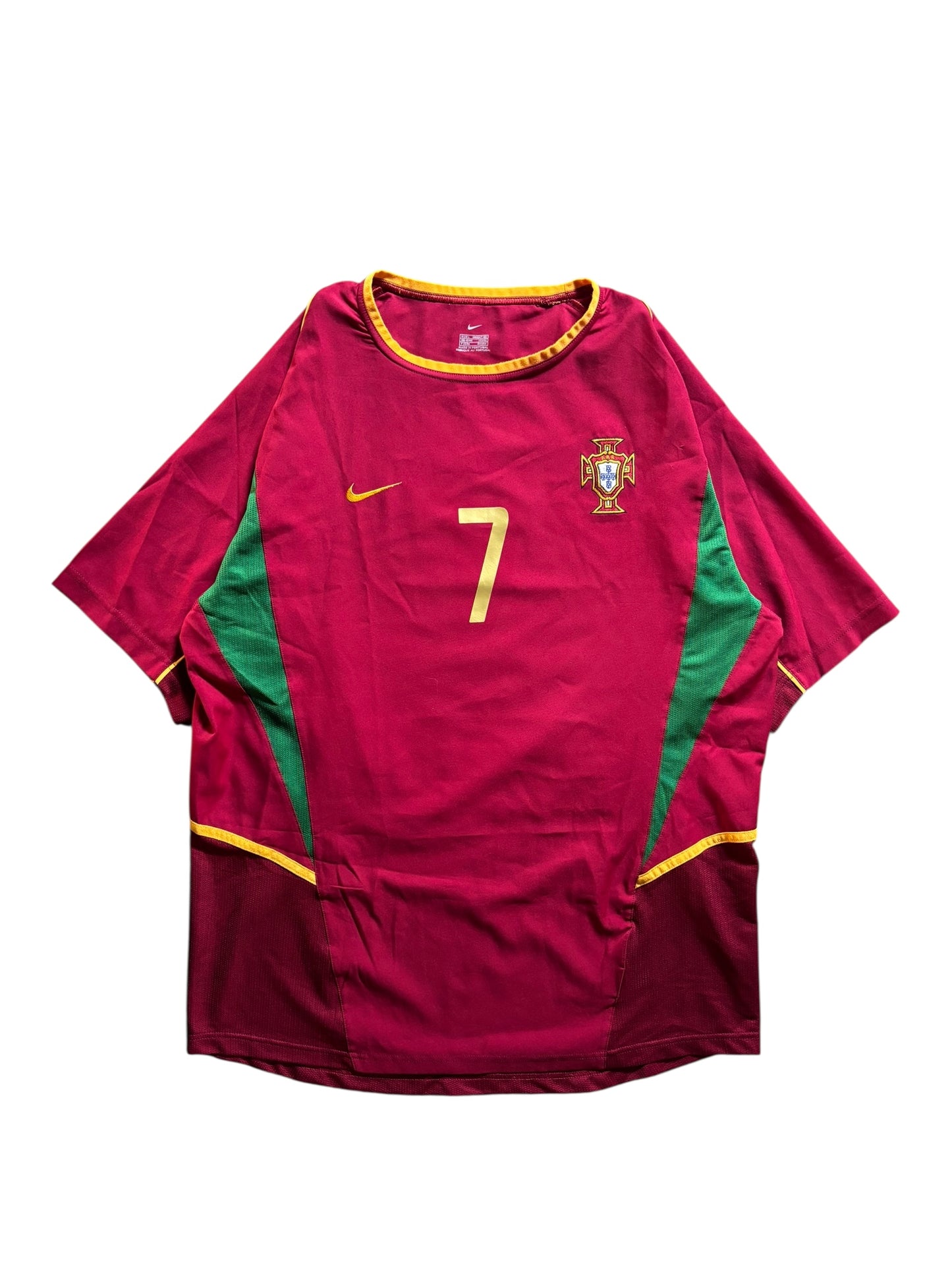 2002 Nike Portugal National Team No.7 Luis Figo