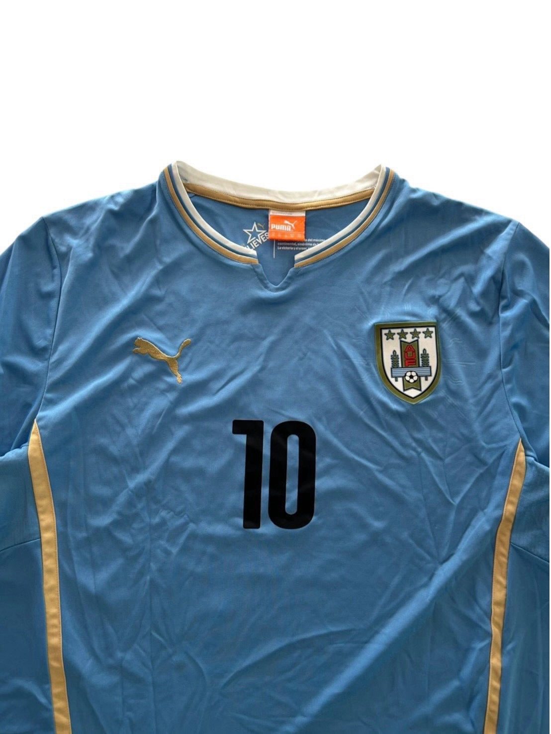 2014 Puma Uruguay Home No.10 Forlan