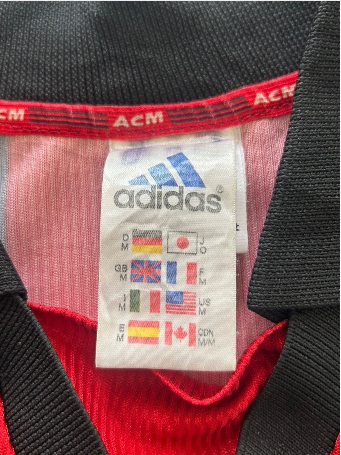 98/99 Adidas AC Milan Home No.3 Maldini