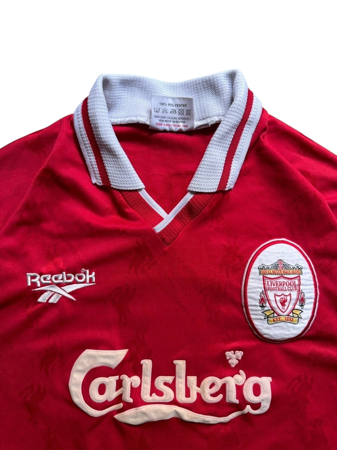 96/98 Reebok Liverpool Home No.7 Steve McManaman