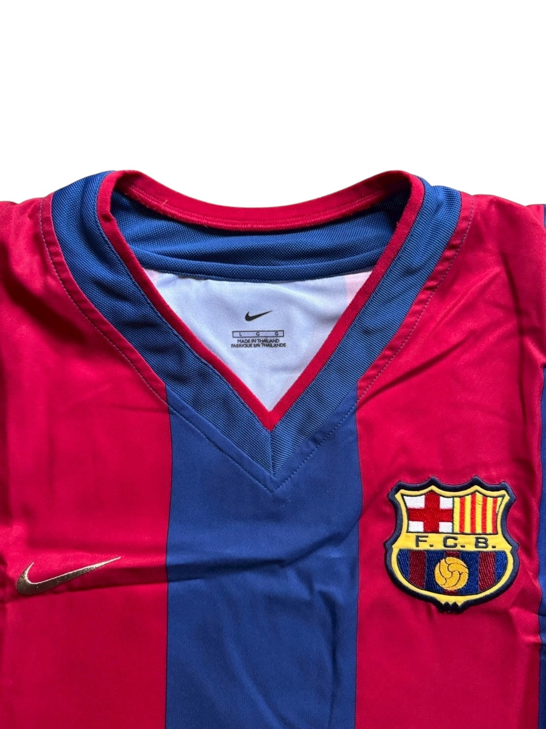 03/04 Nike Barcelona Home No.14 Gerard López