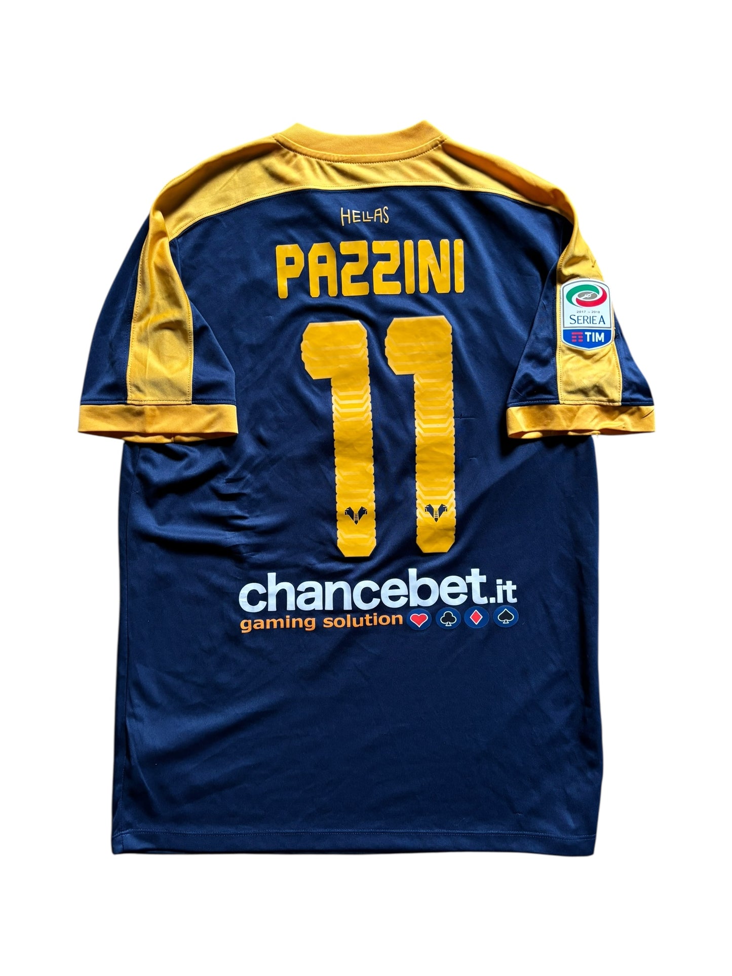 17/18 Nike Hellas Verona Home No.11 Giampaolo Pazzini