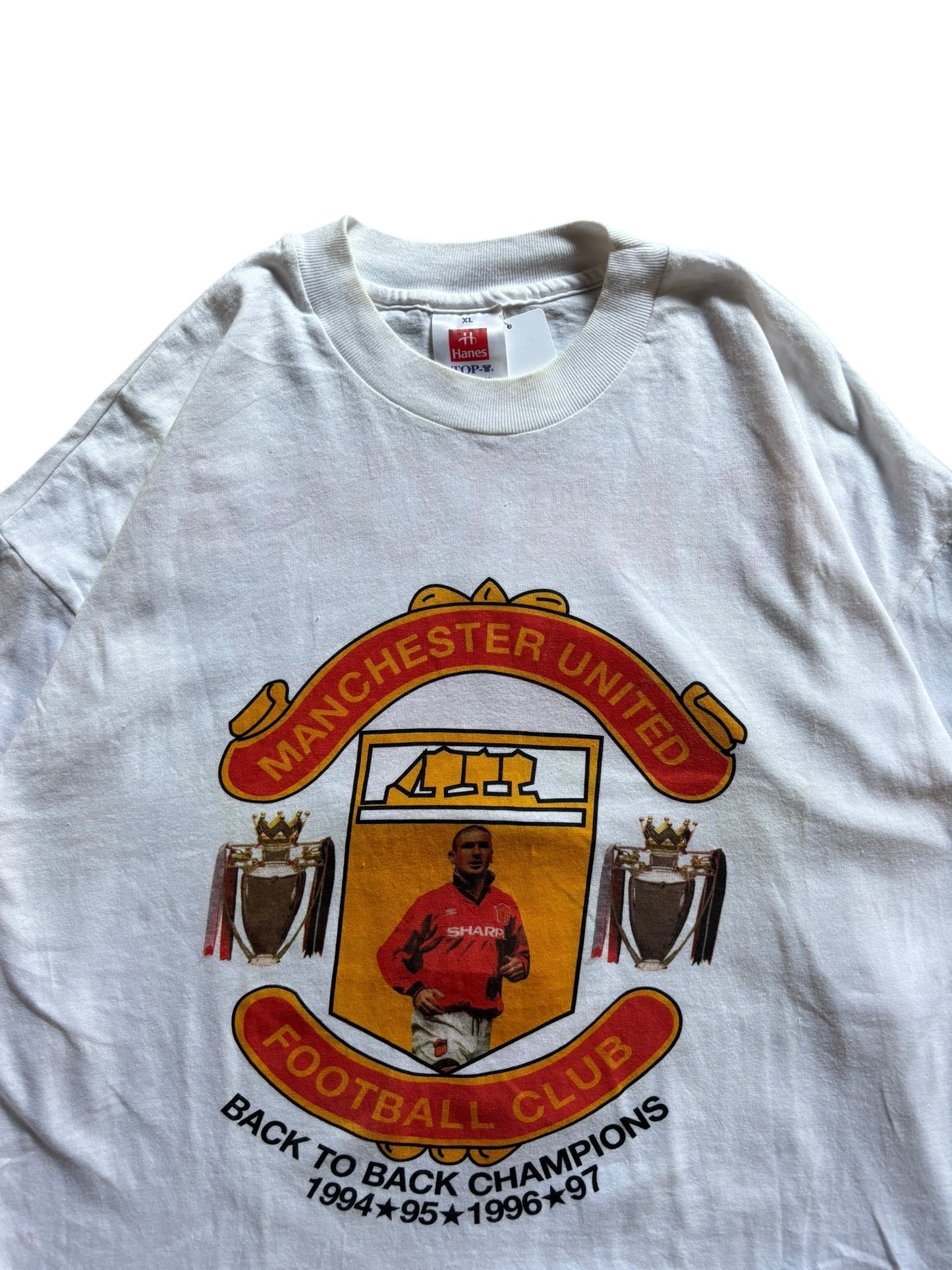 90s Umbro Manchester United No.7 Éric Cantona Tee