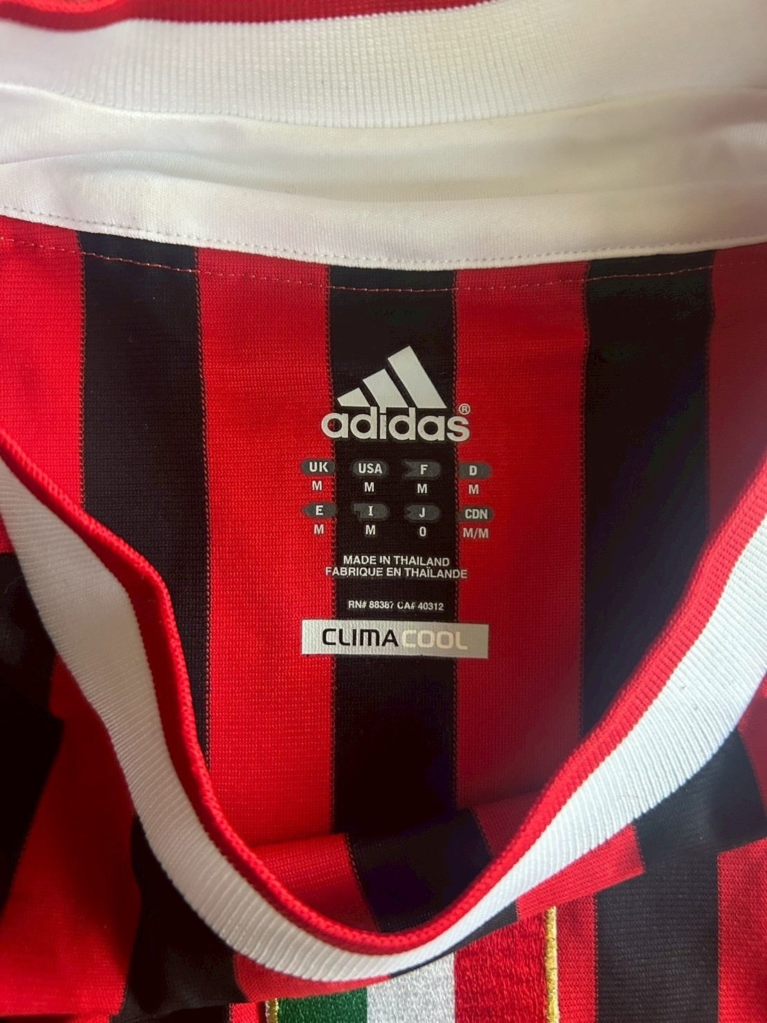 11/12 Adidas AC Milan Home No.33 Thiago Silva