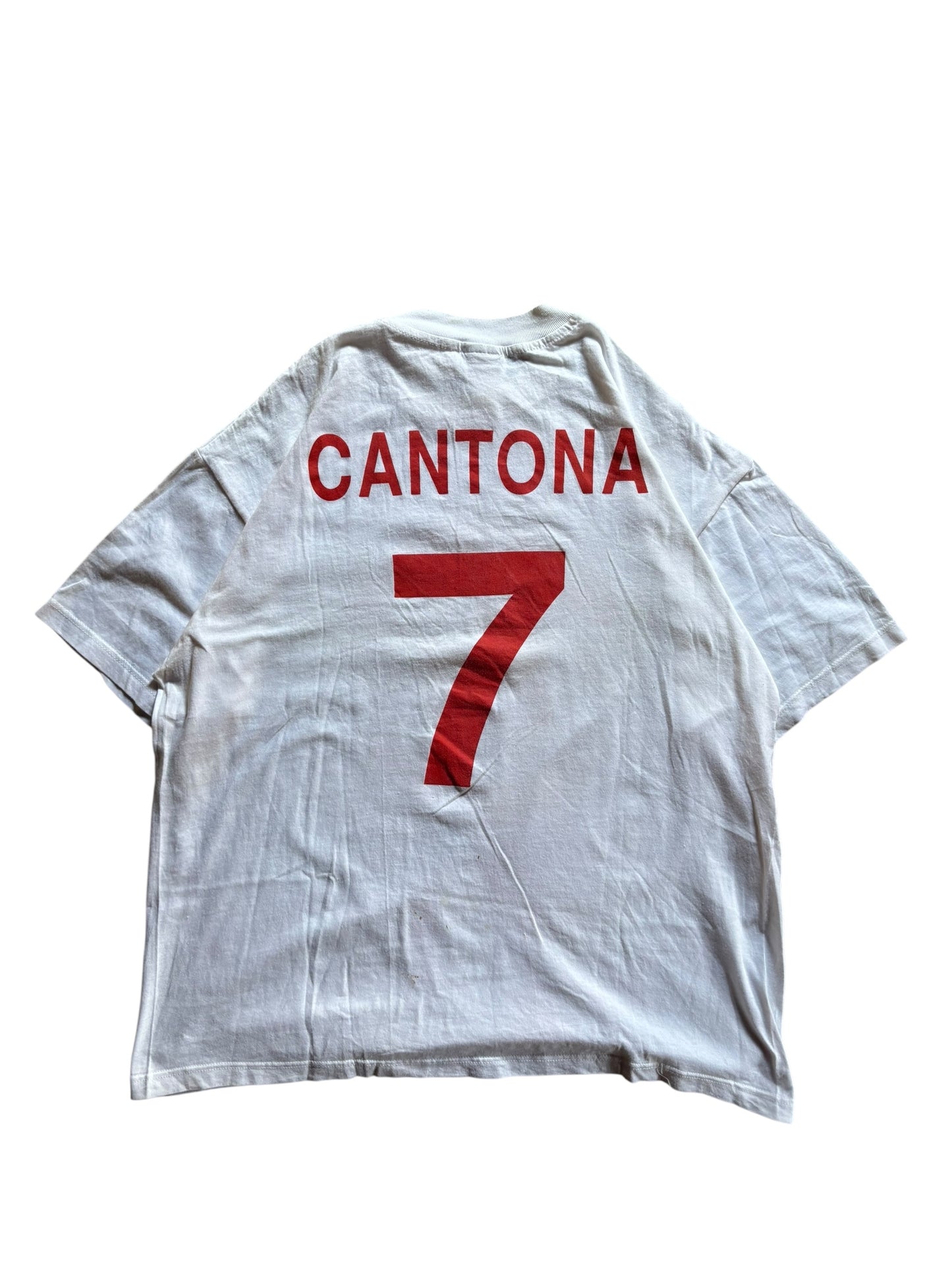 90s Umbro Manchester United No.7 Éric Cantona Tee