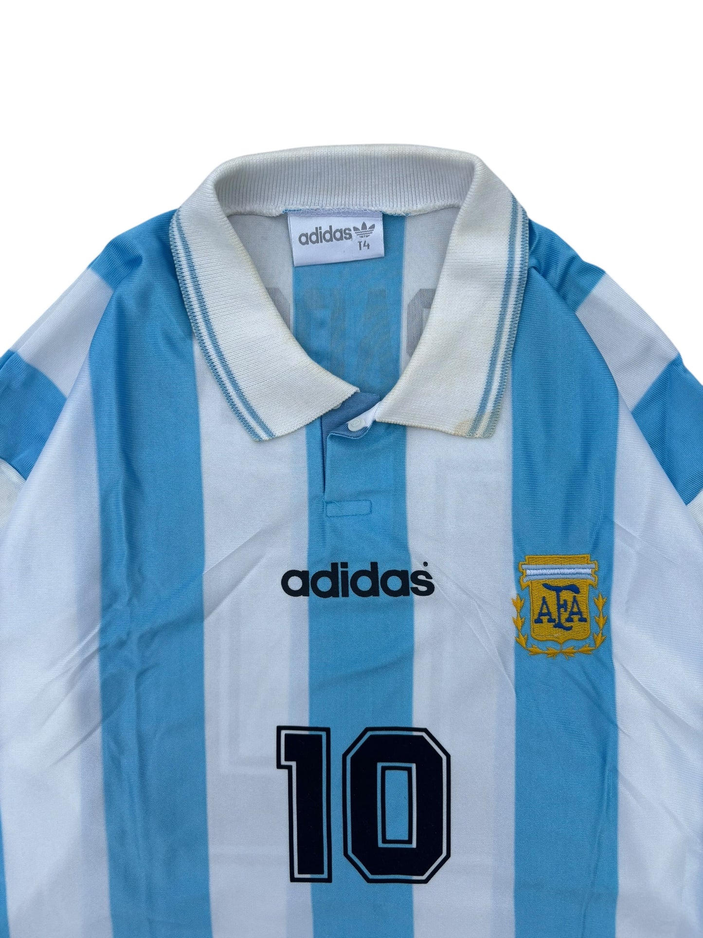 1994 Adidas Argentina National Team Home No.10 Diego Maradona