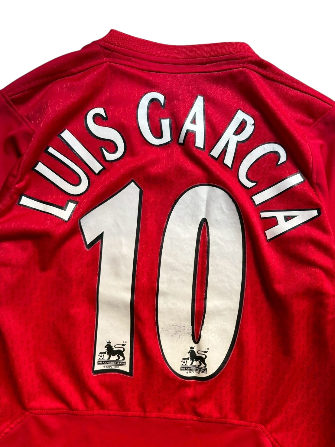 04/06 Reebok Liverpool Home No.10 Luis Garcia