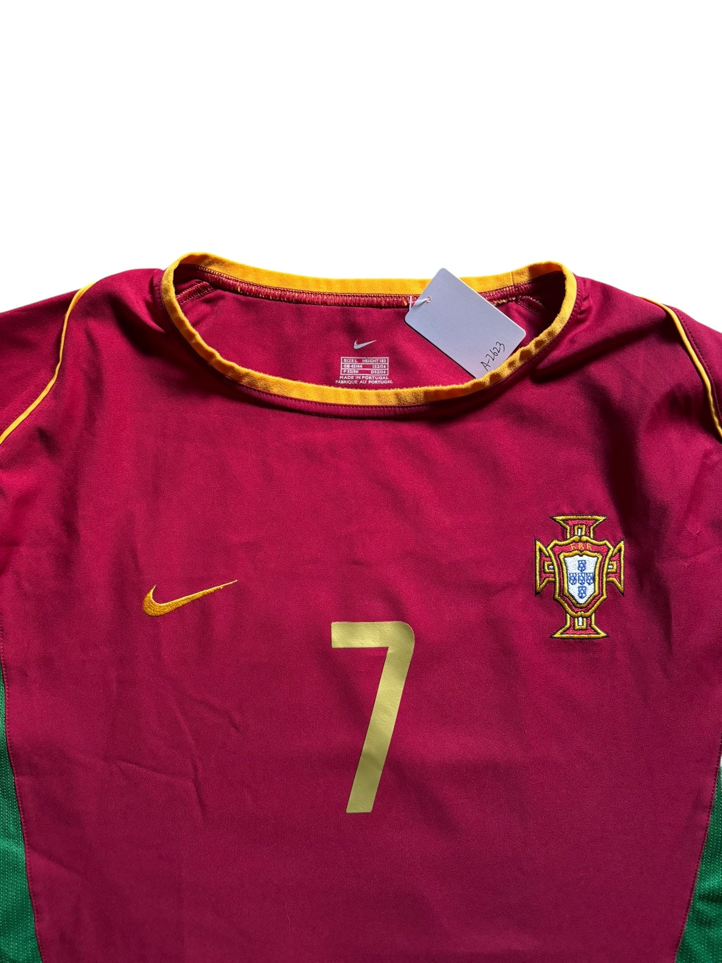 2002 Nike Portugal National Team No.7 Luis Figo