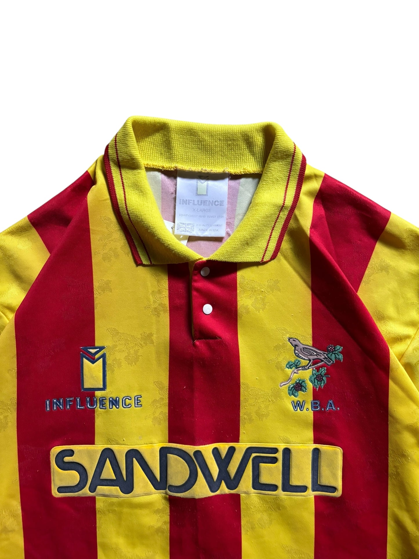 91/92 Influence West Bromwich Albion Away