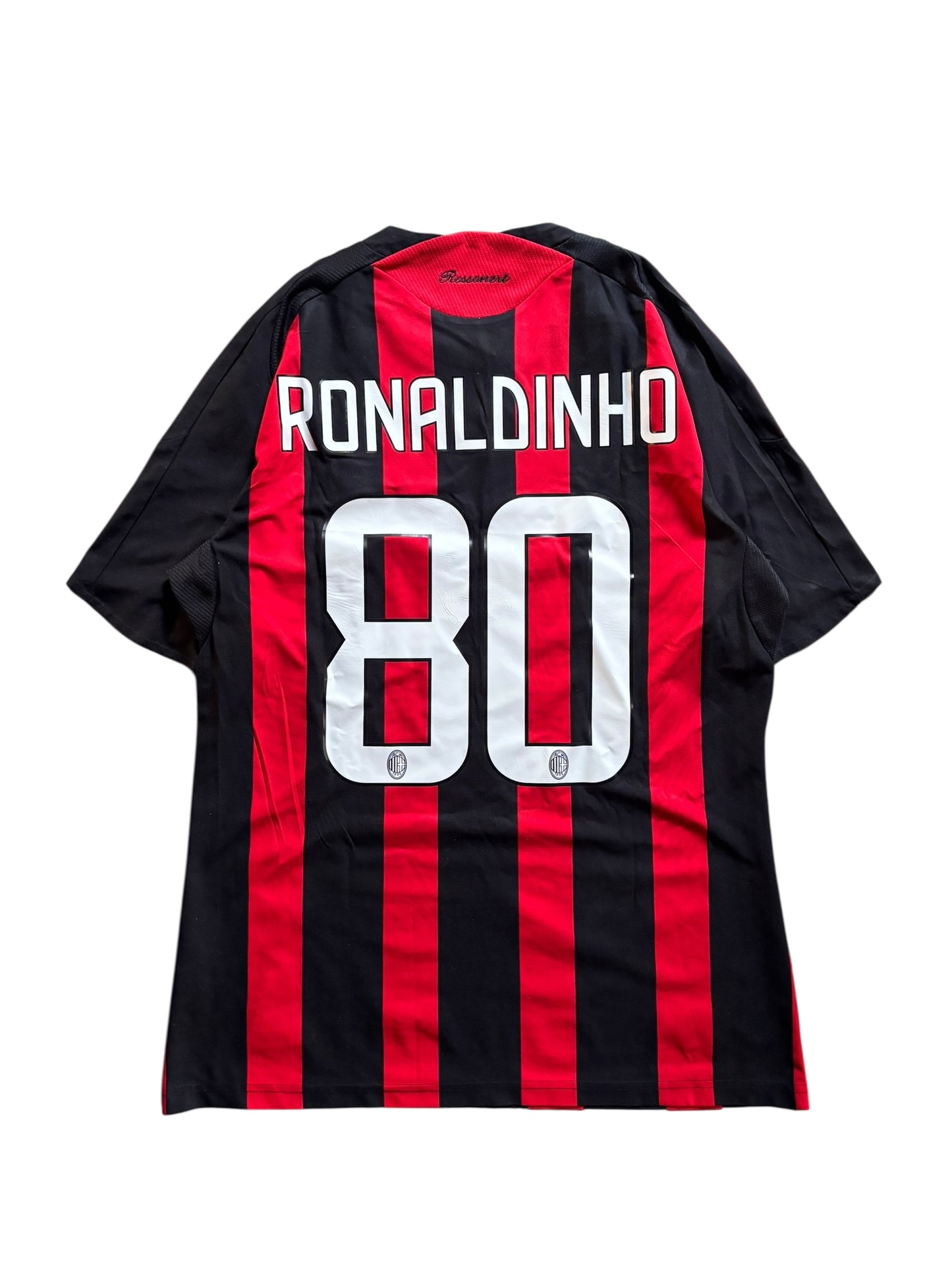08/09 Adidas AC Milan Home No.80 Ronaldinho