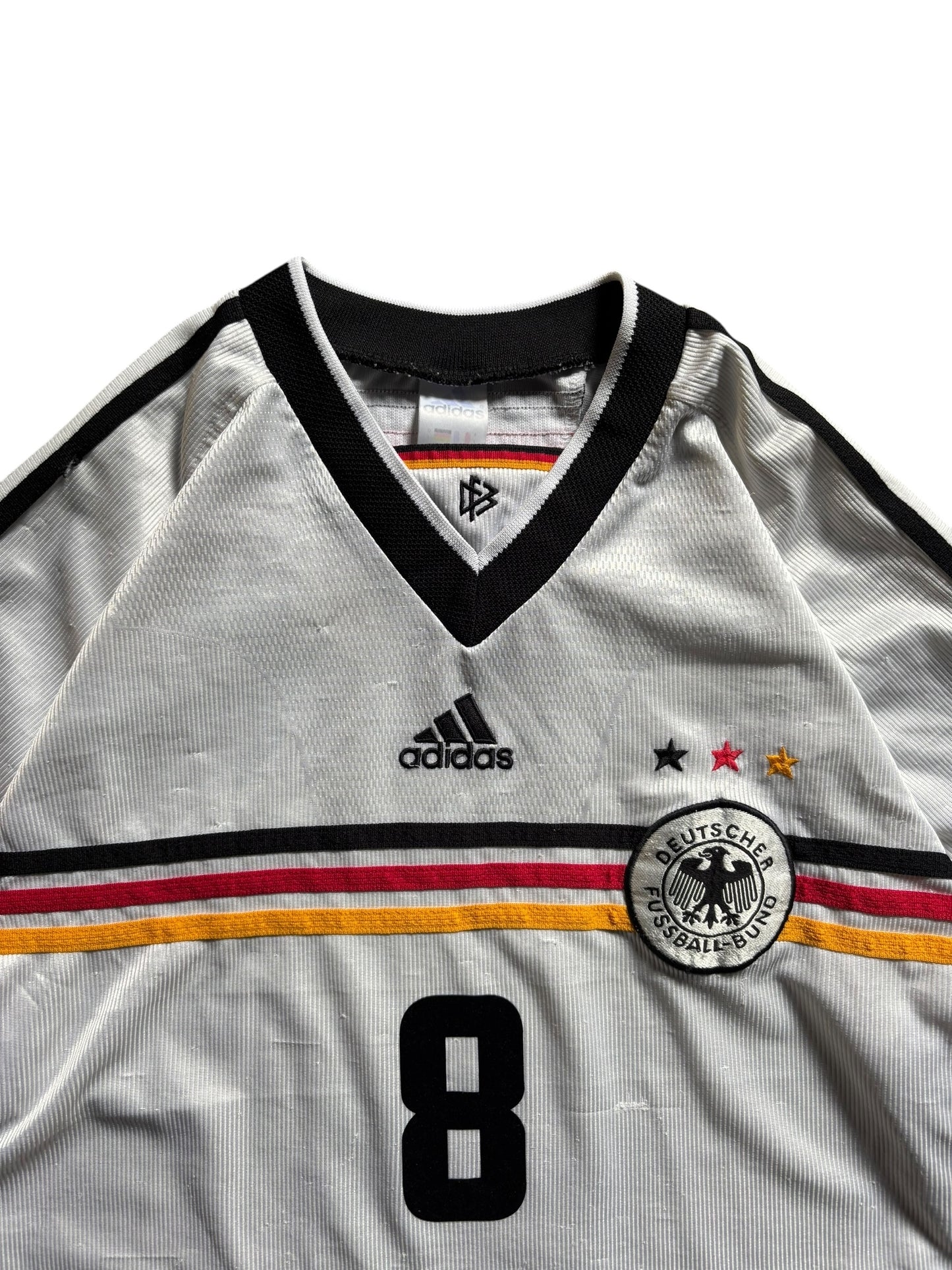 1998 Adidas Germain National Team Home No.8 Lothar Matthäus