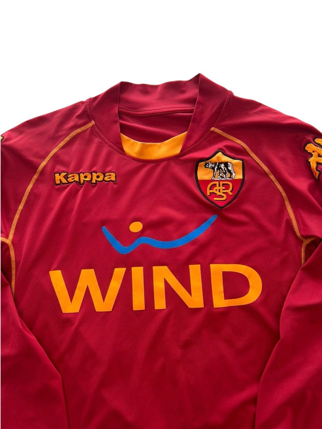 08/09 Kappa AS Roma Home L/S No.5 Mexes