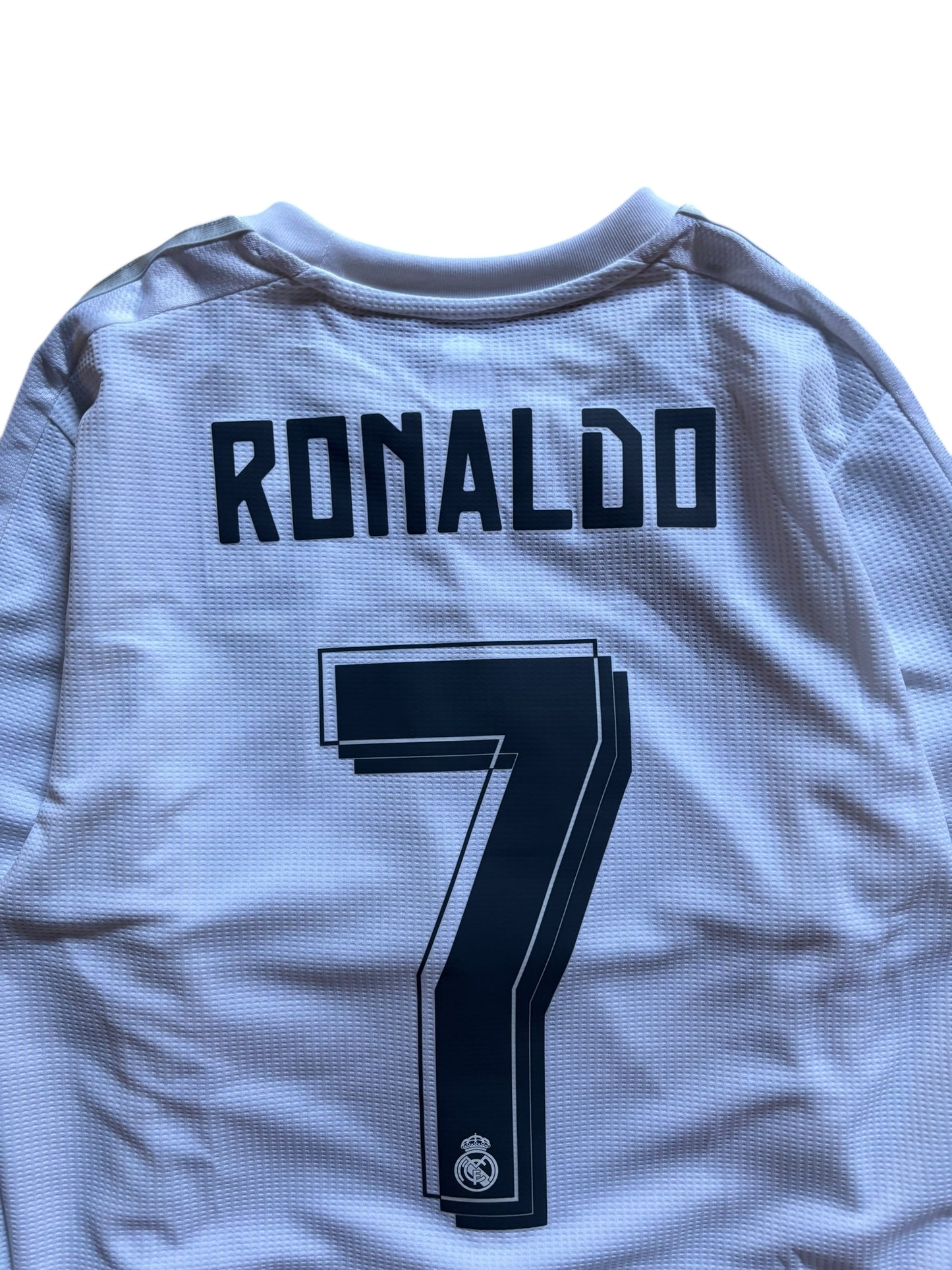 15/16 Adidas Real Madrid L/S Home No.7 Cristiano Ronaldo