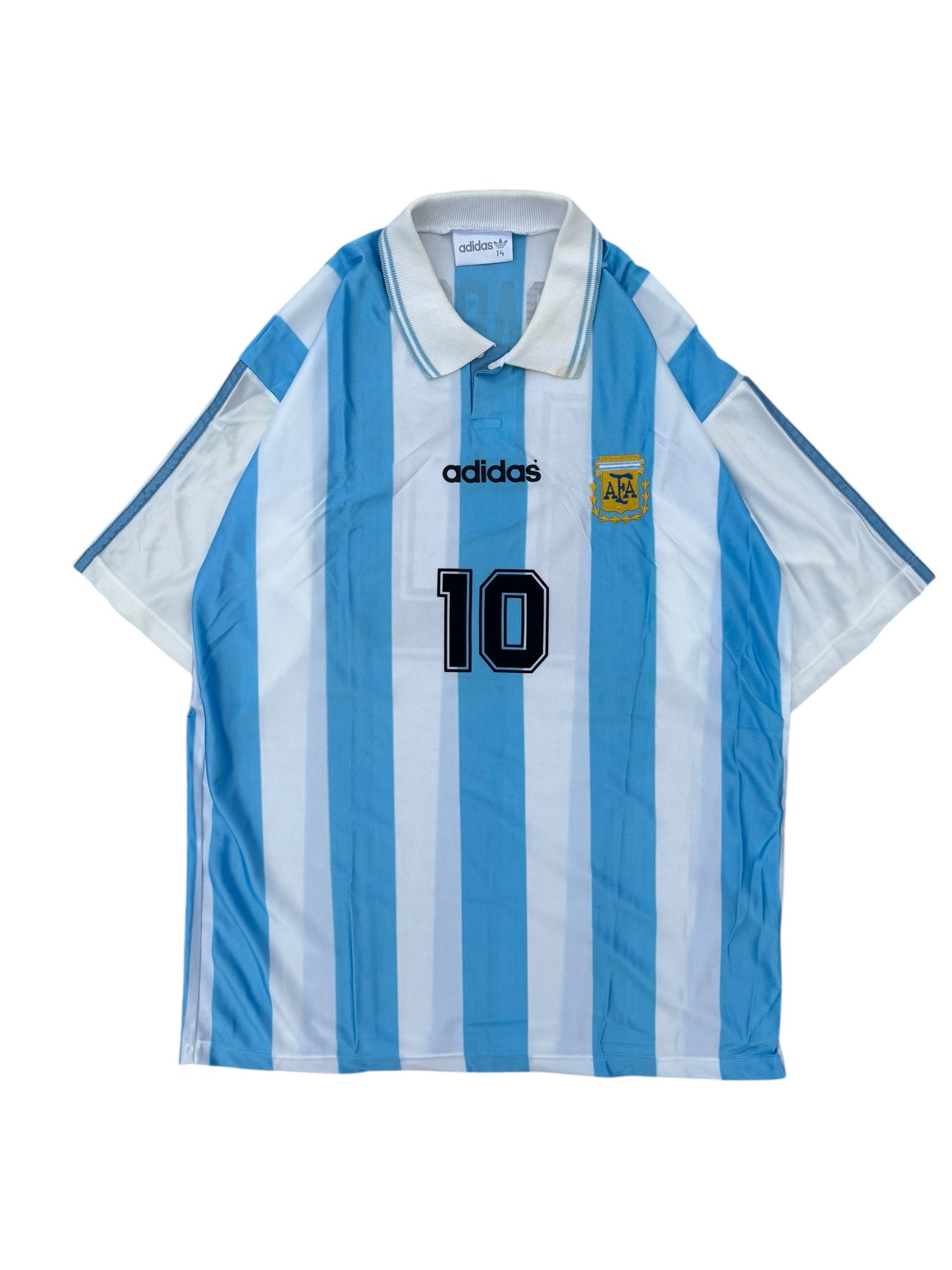 1994 Adidas Argentina National Team Home No.10 Diego Maradona