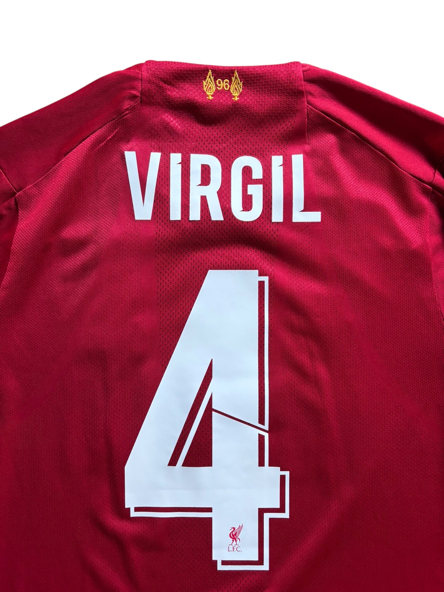 19/20 New Balance Liverpool Home No.4 Virgil van Dijk