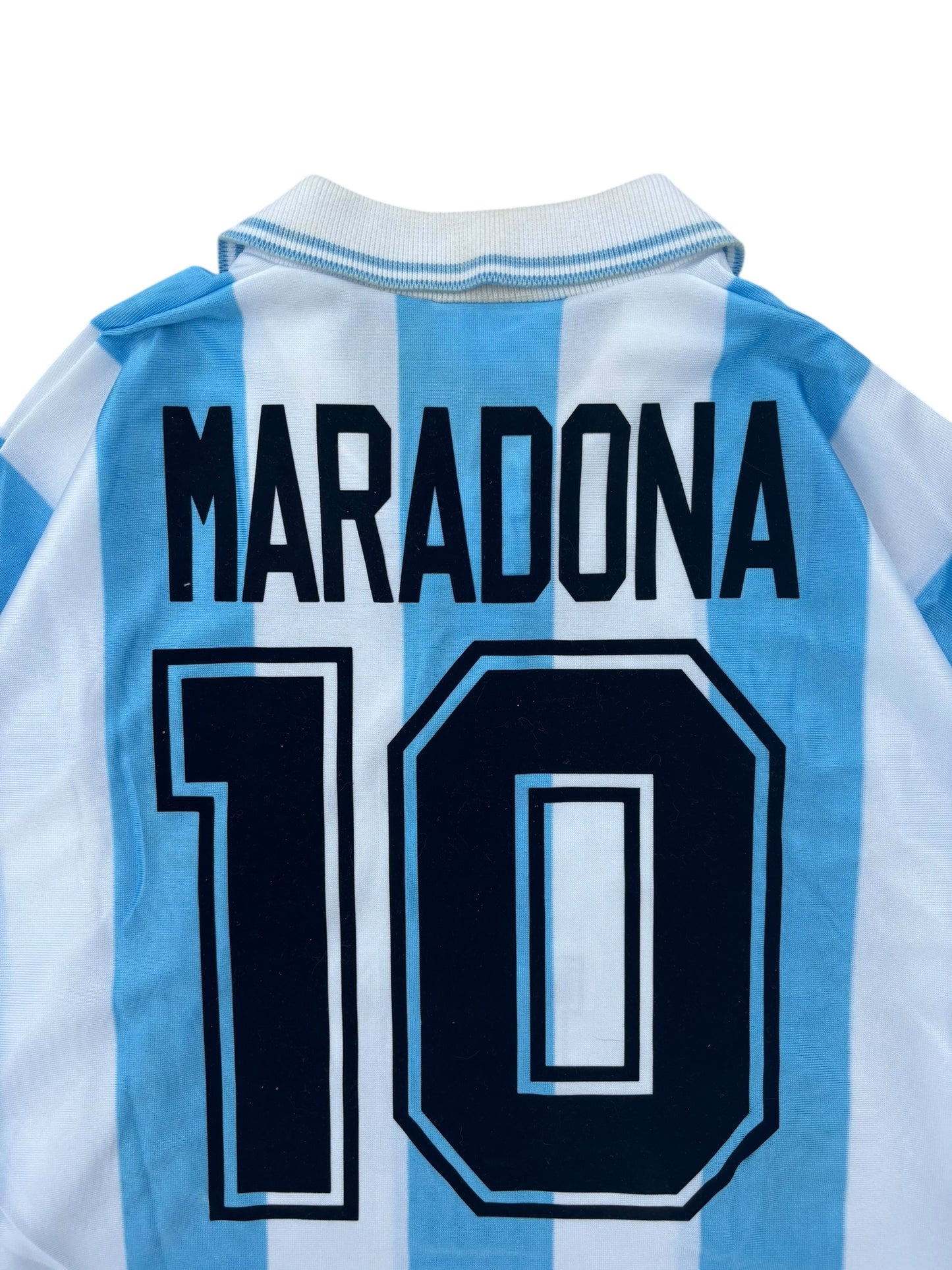 1994 Adidas Argentina National Team Home No.10 Diego Maradona