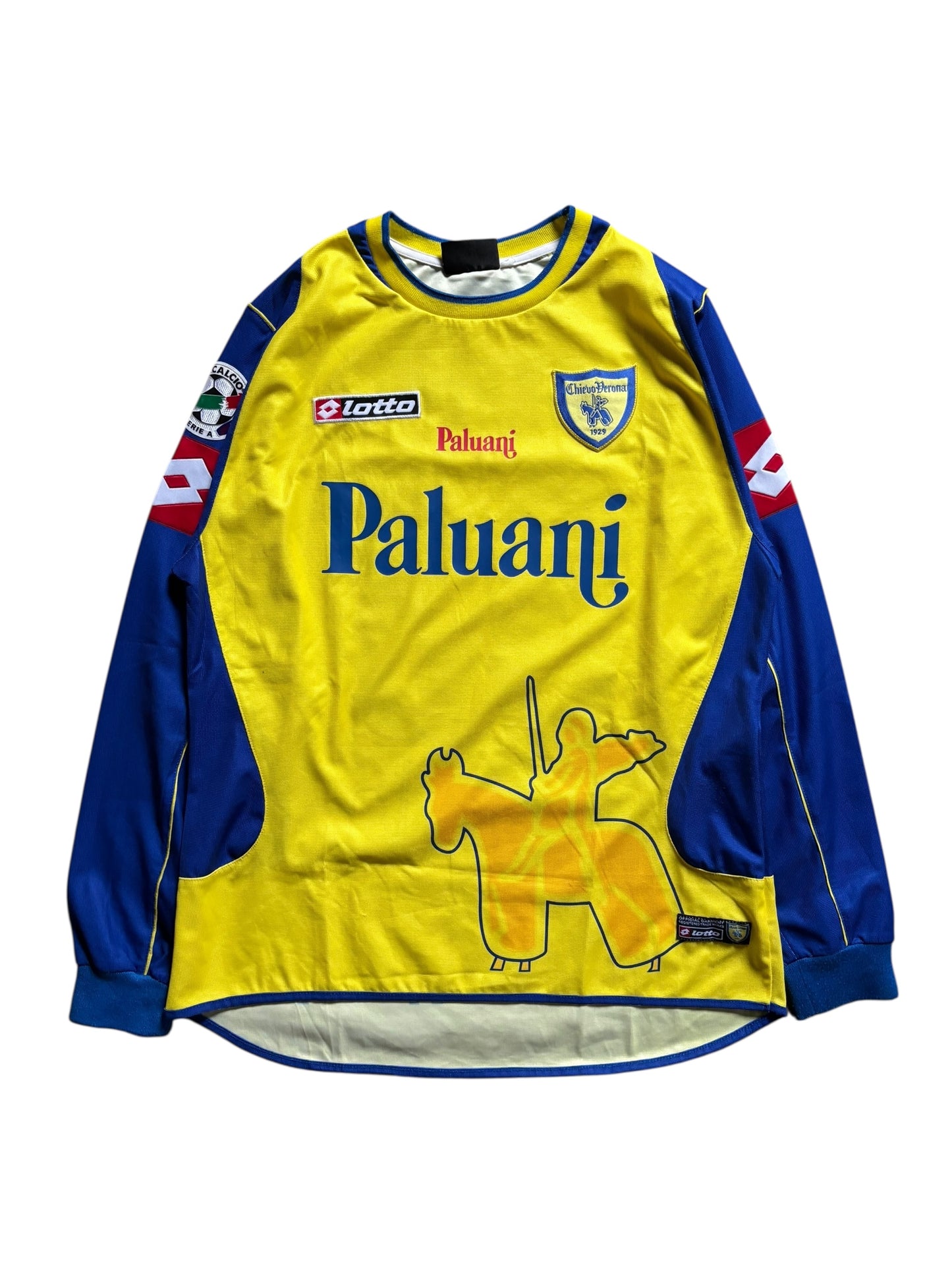 04/05 Lotto Chievo Verona Home L/S No.33 Matteo Brighi