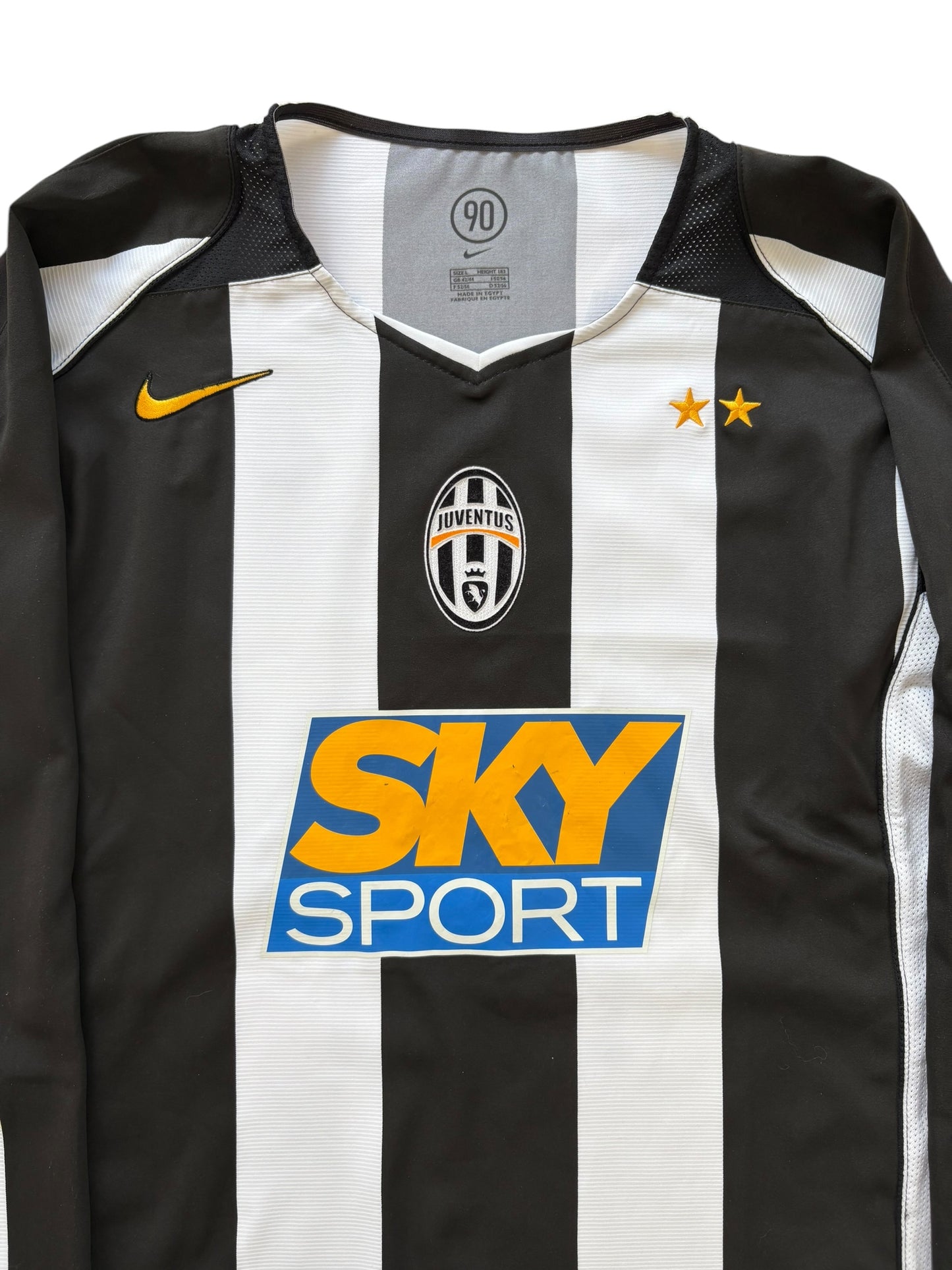 04/05 Nike Juventus L/S Home No.11 Pavel Nedved