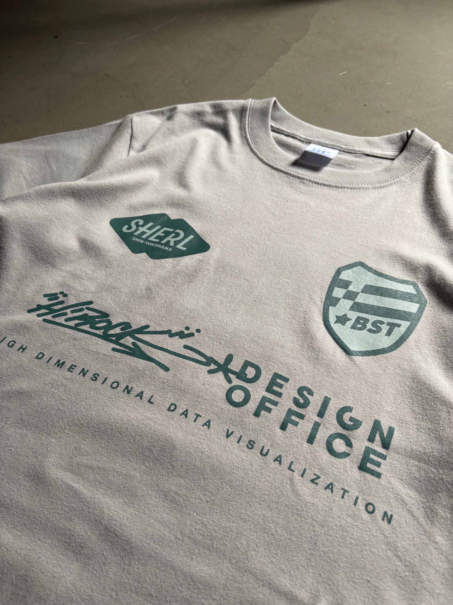 Bastone × SHERL × HIROCK DESIGN OFFICE Tee