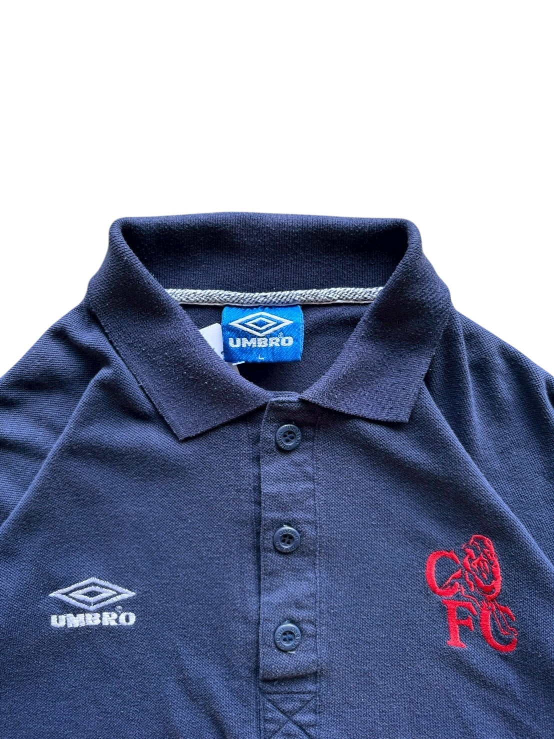 90s Umbro Chelsea Polo Top