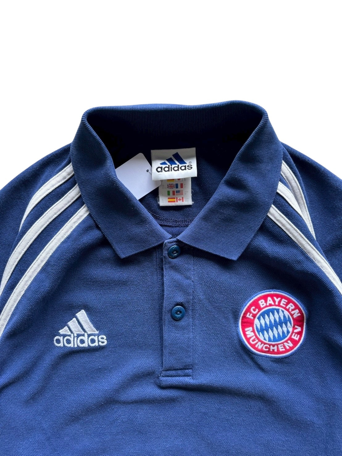 90s Adidas Bayern Munich Polo Top