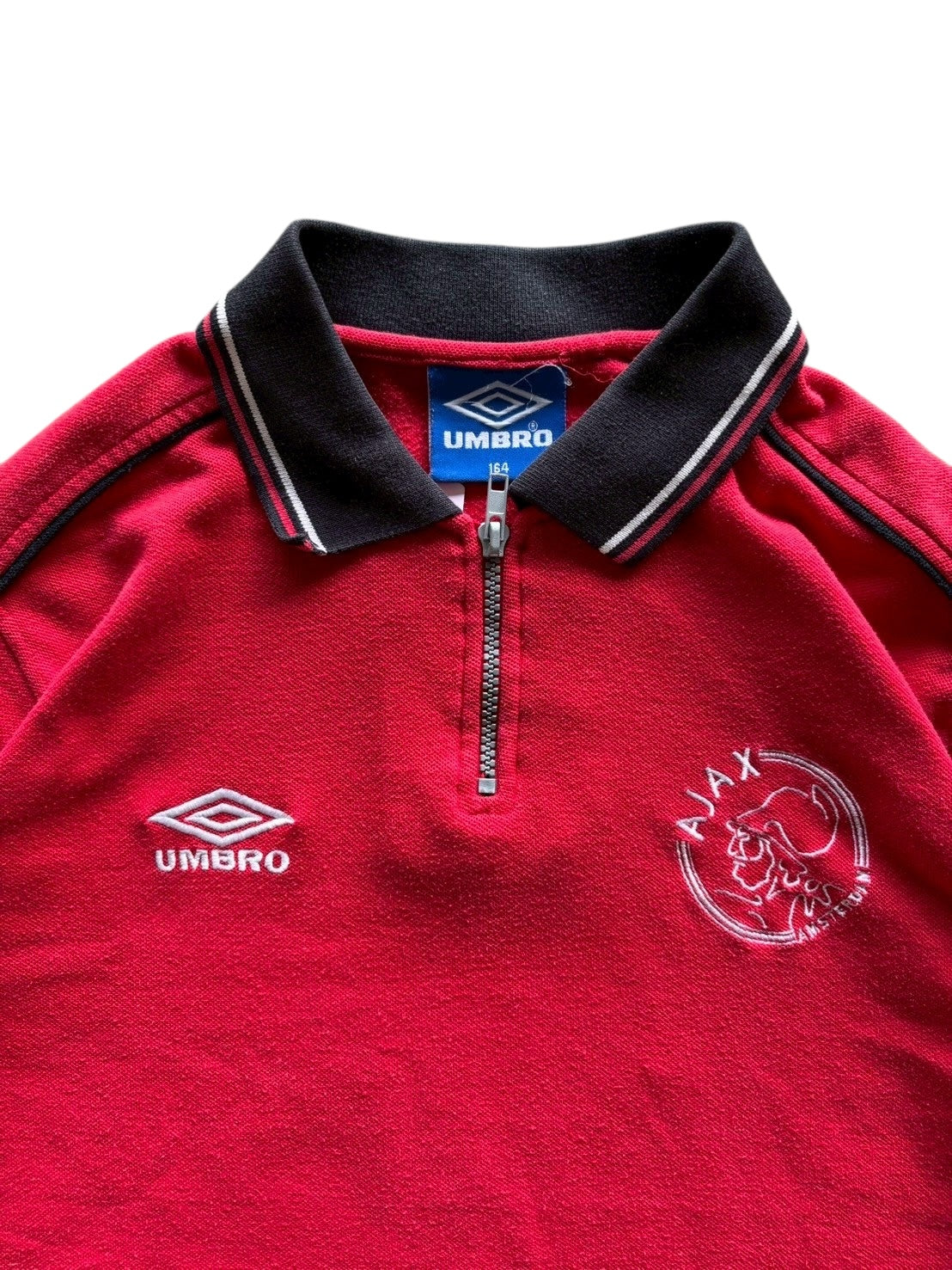 90s Umbro Ajax Polo Top