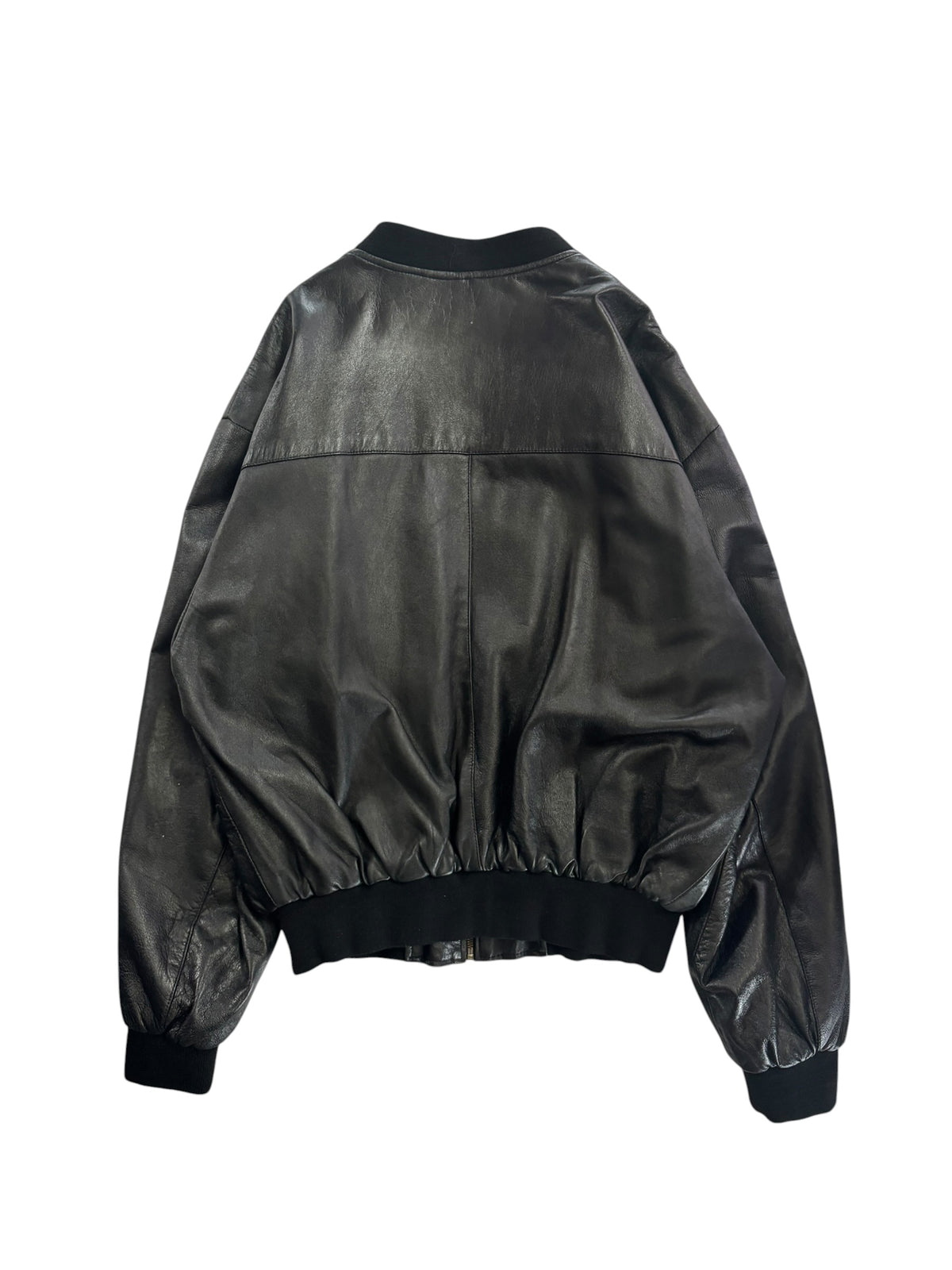 90s Manchester United Leather Jacket