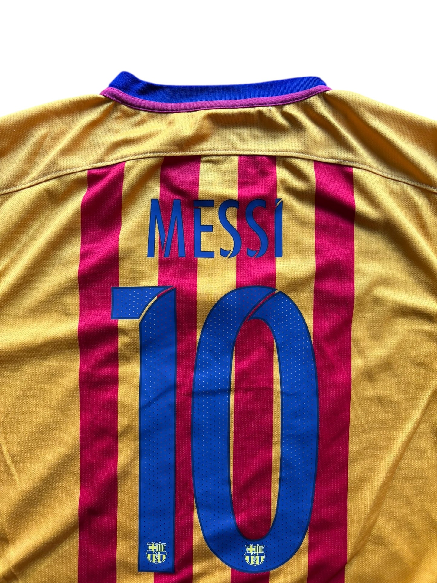 15/16 Nike Barcelona Away No.10 Messi
