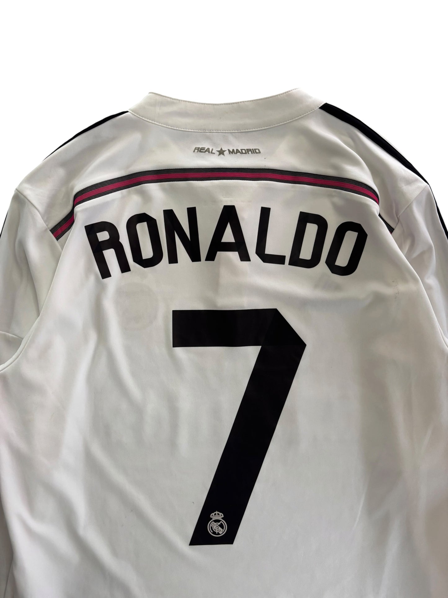 14/15 Adidas Real Madrid Home L/S No.7 Ronaldo