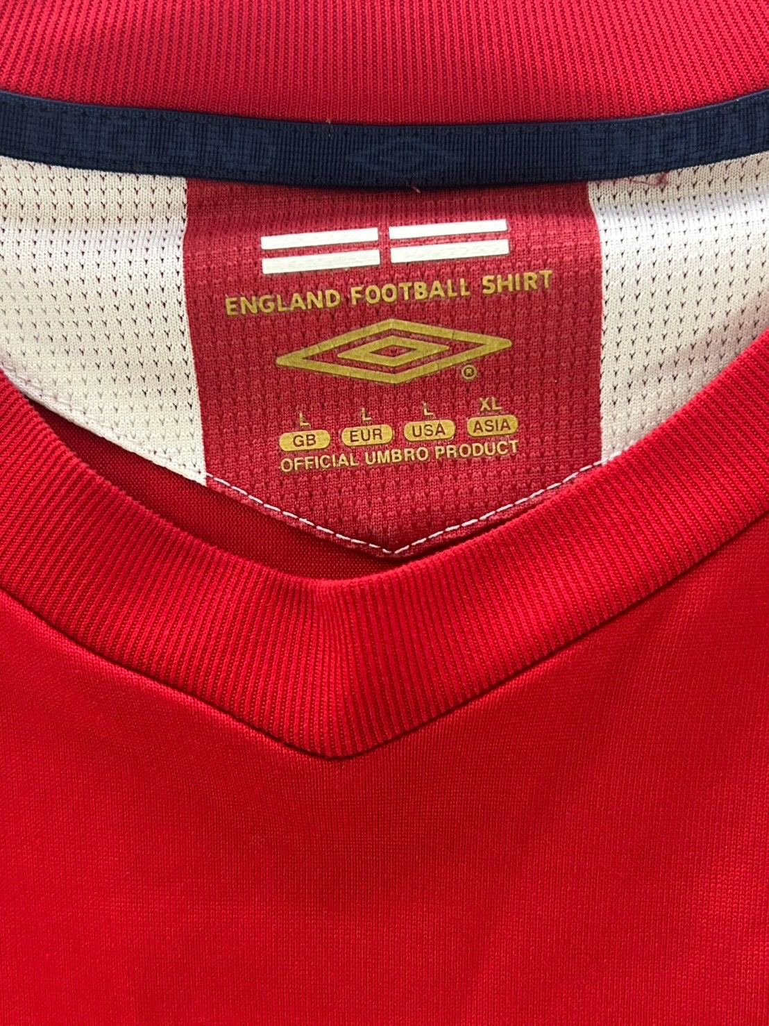 00s Umbro England Away