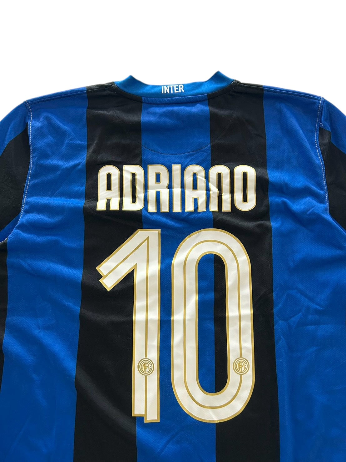 08/09 Nike Inter Milan Home No.10 Adriano