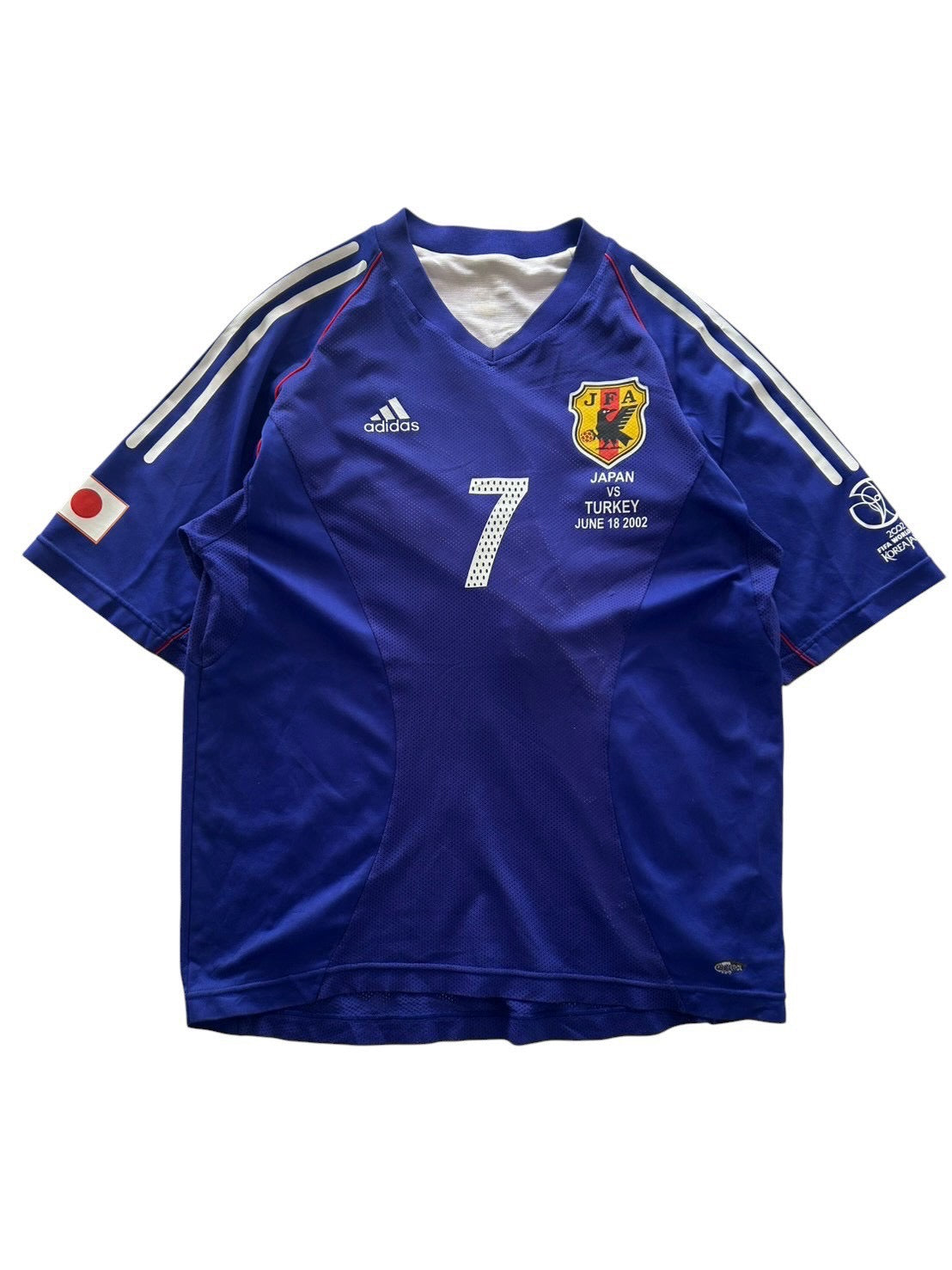 2002 Adidas Japan Home No.7 Nakata
