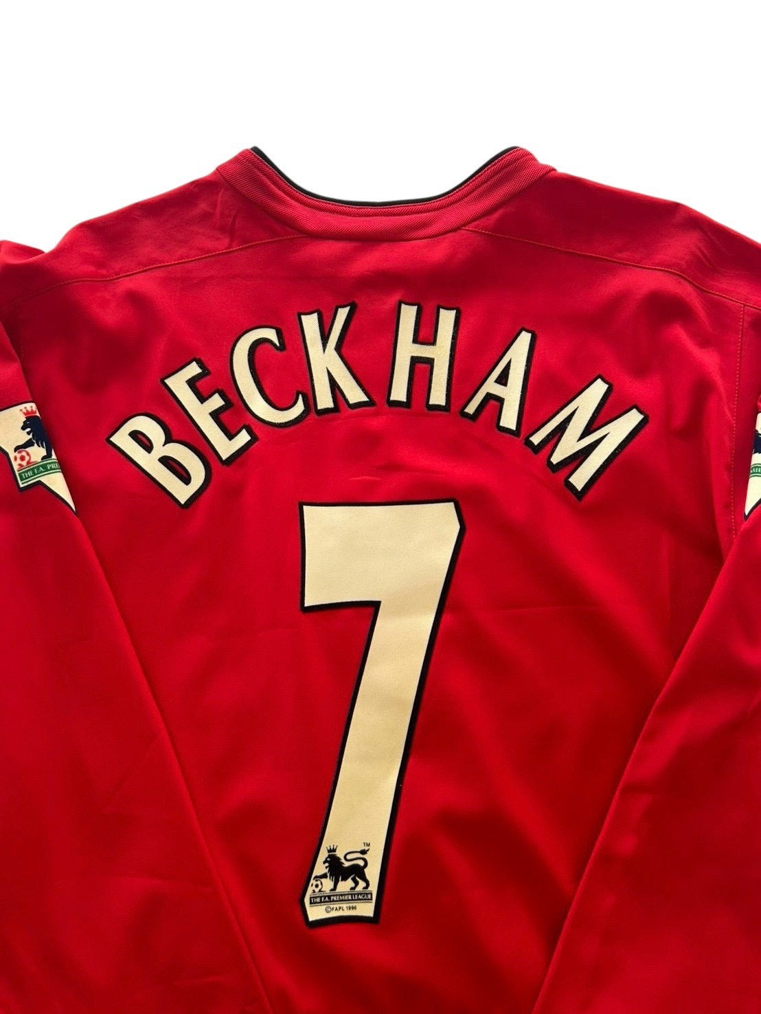 02/04 Nike Manchester United Home L/S No.7 Beckham