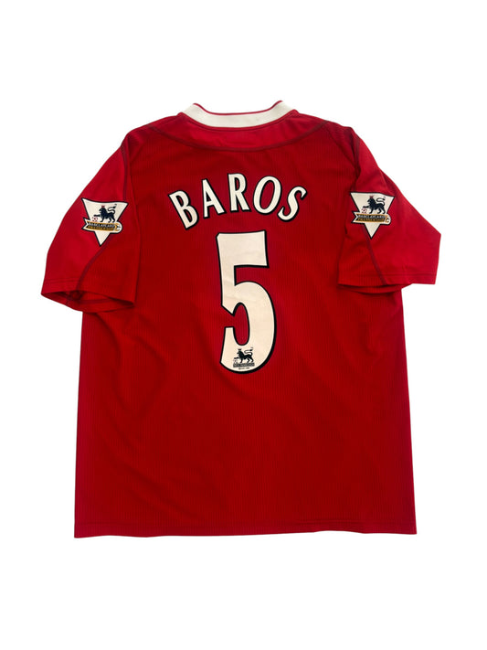 03/04 Reebok Liverpool Home Baros