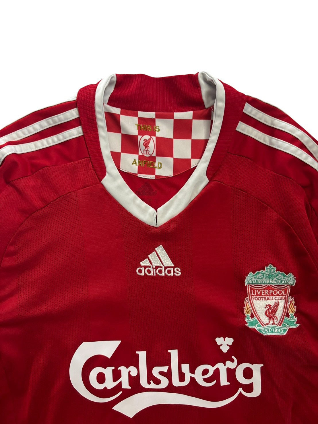 08/10 Adidas Liverpool Home Mascherano