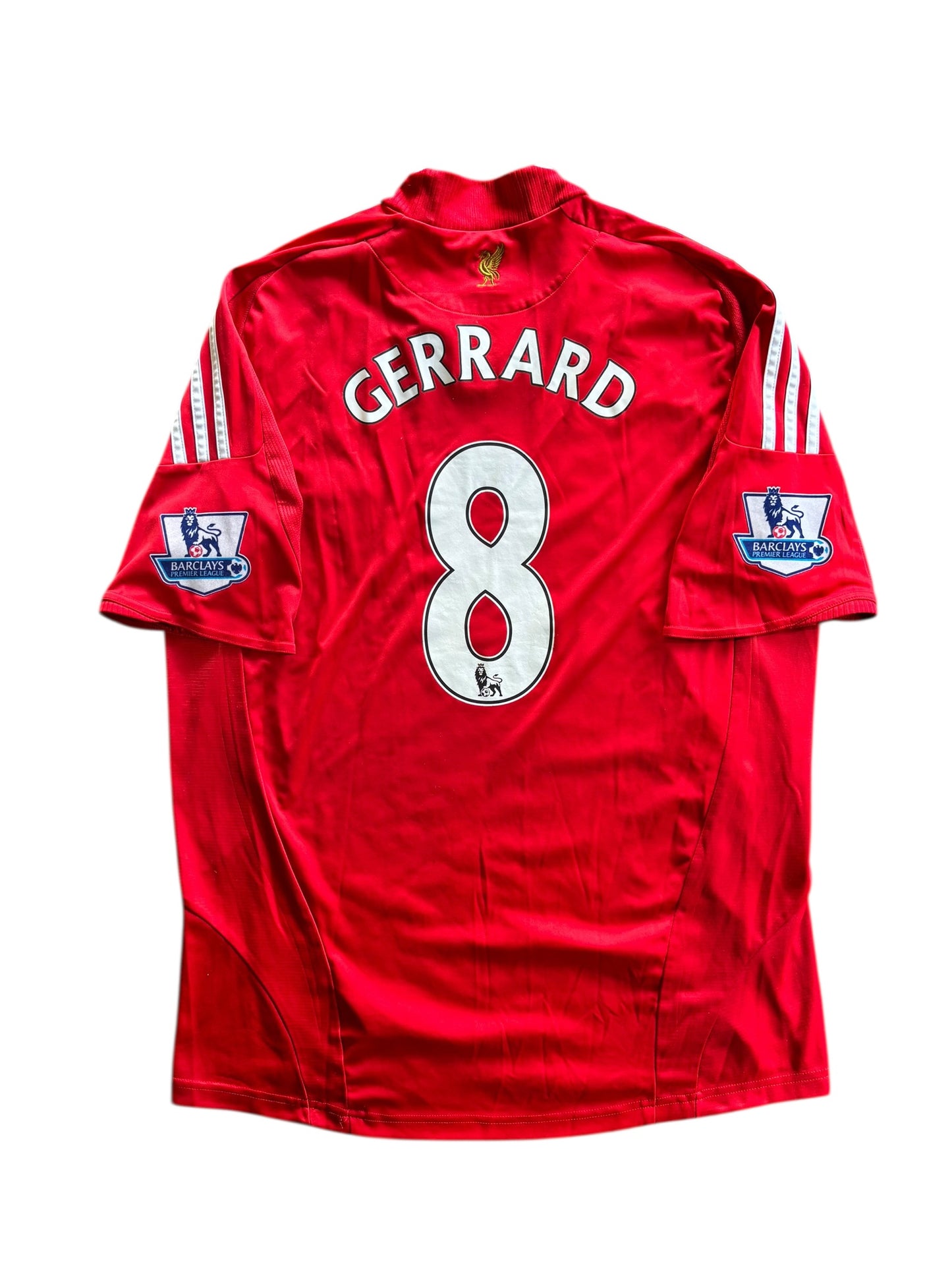 08/10 Adidas Liverpool Home No.8 Steven Gerrard