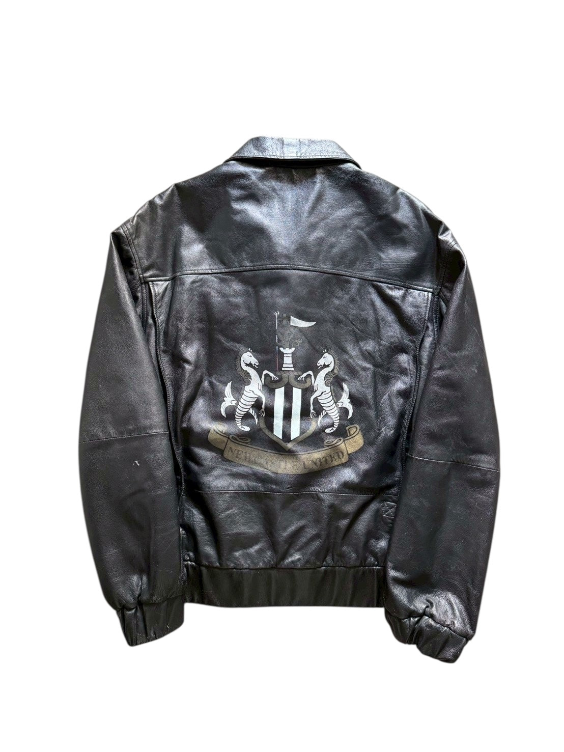 90s Newcastle United Leather Jacket