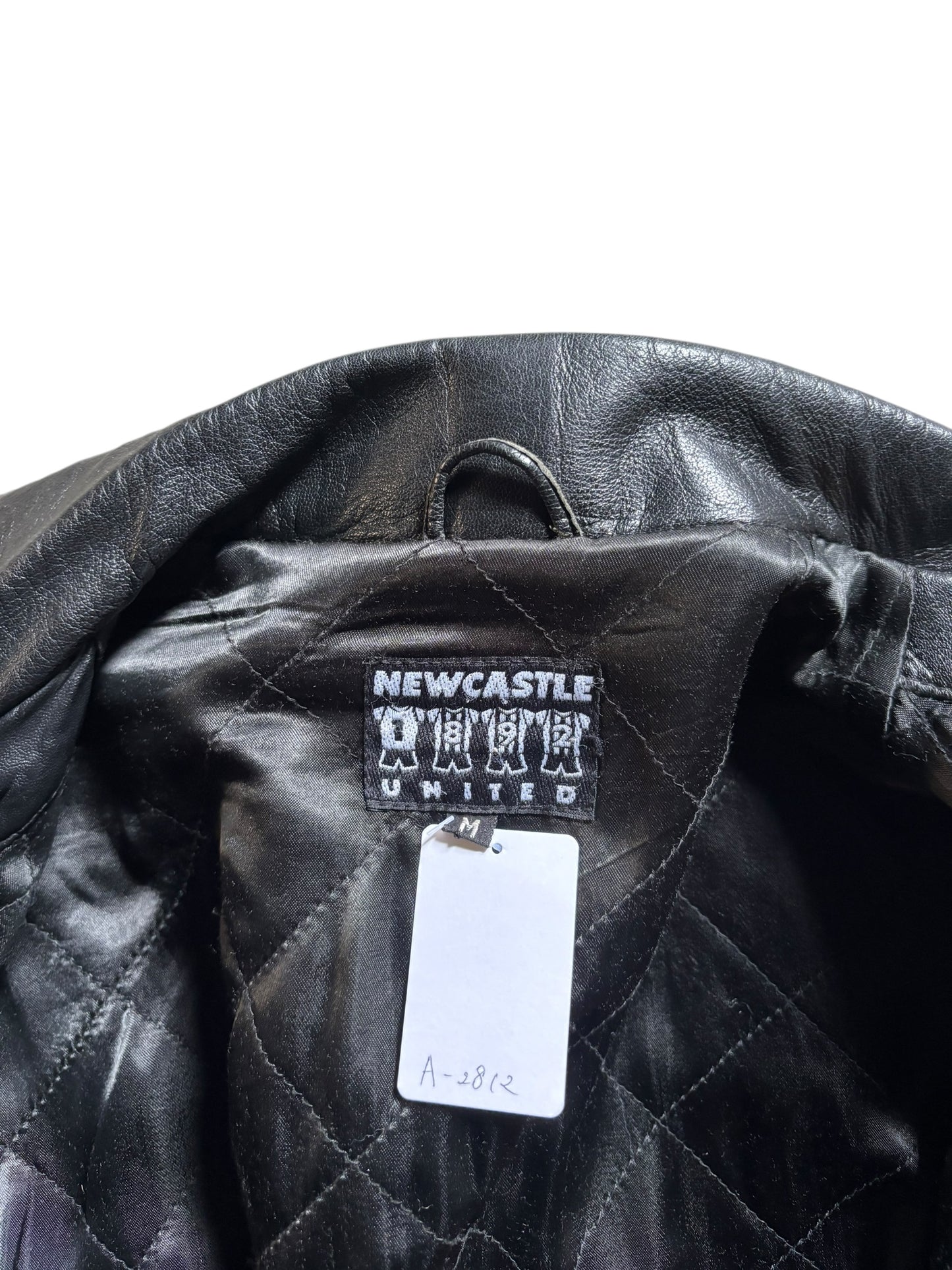 90s Newcastle United Leather Jacket