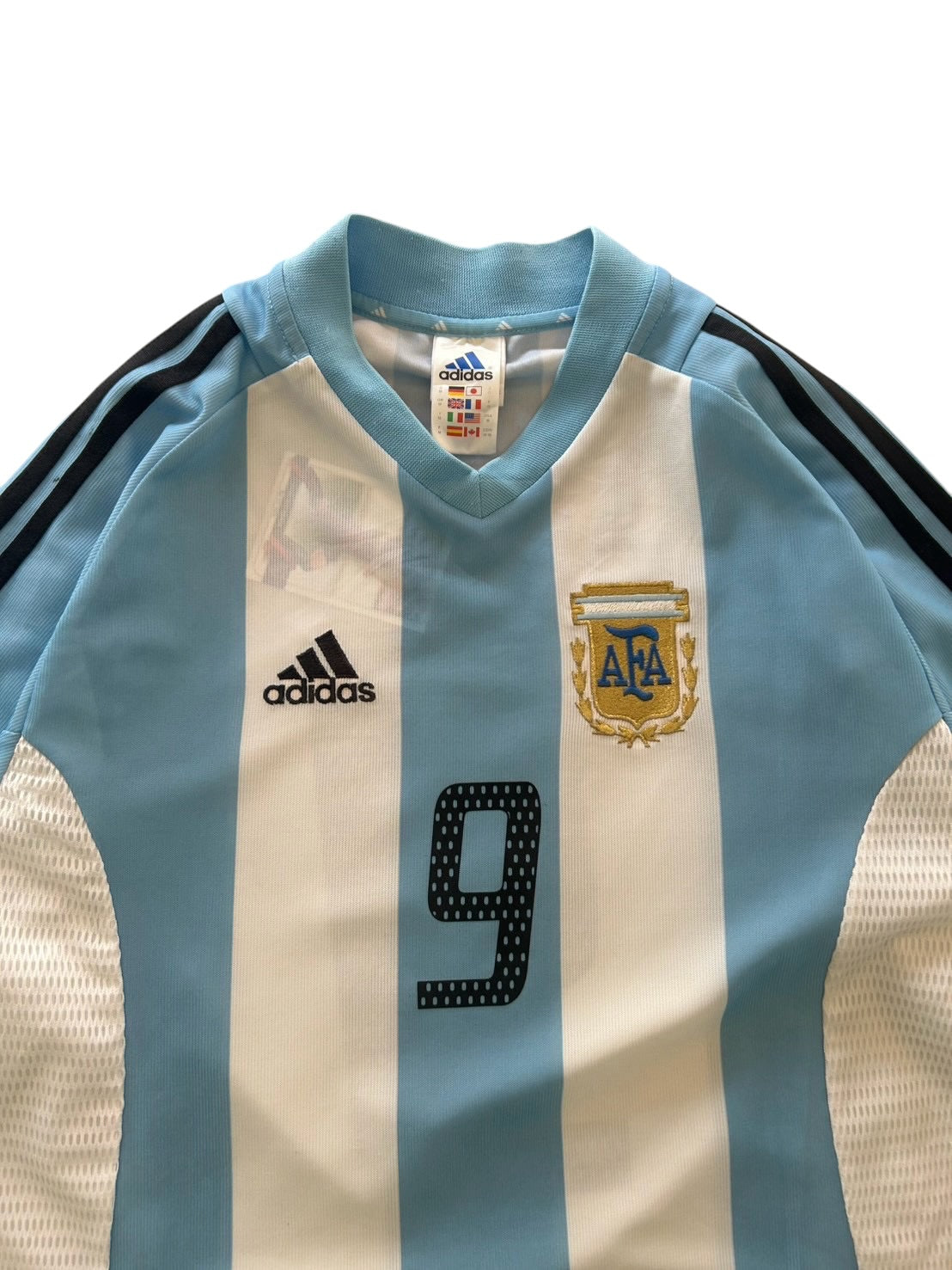 2002 Adidas Argentina Home Batistuta