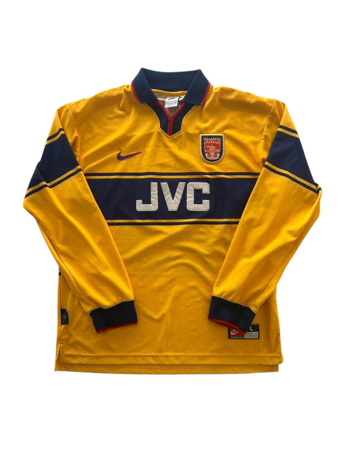 97/99 Nike Arsenal Away No.9 Anelka